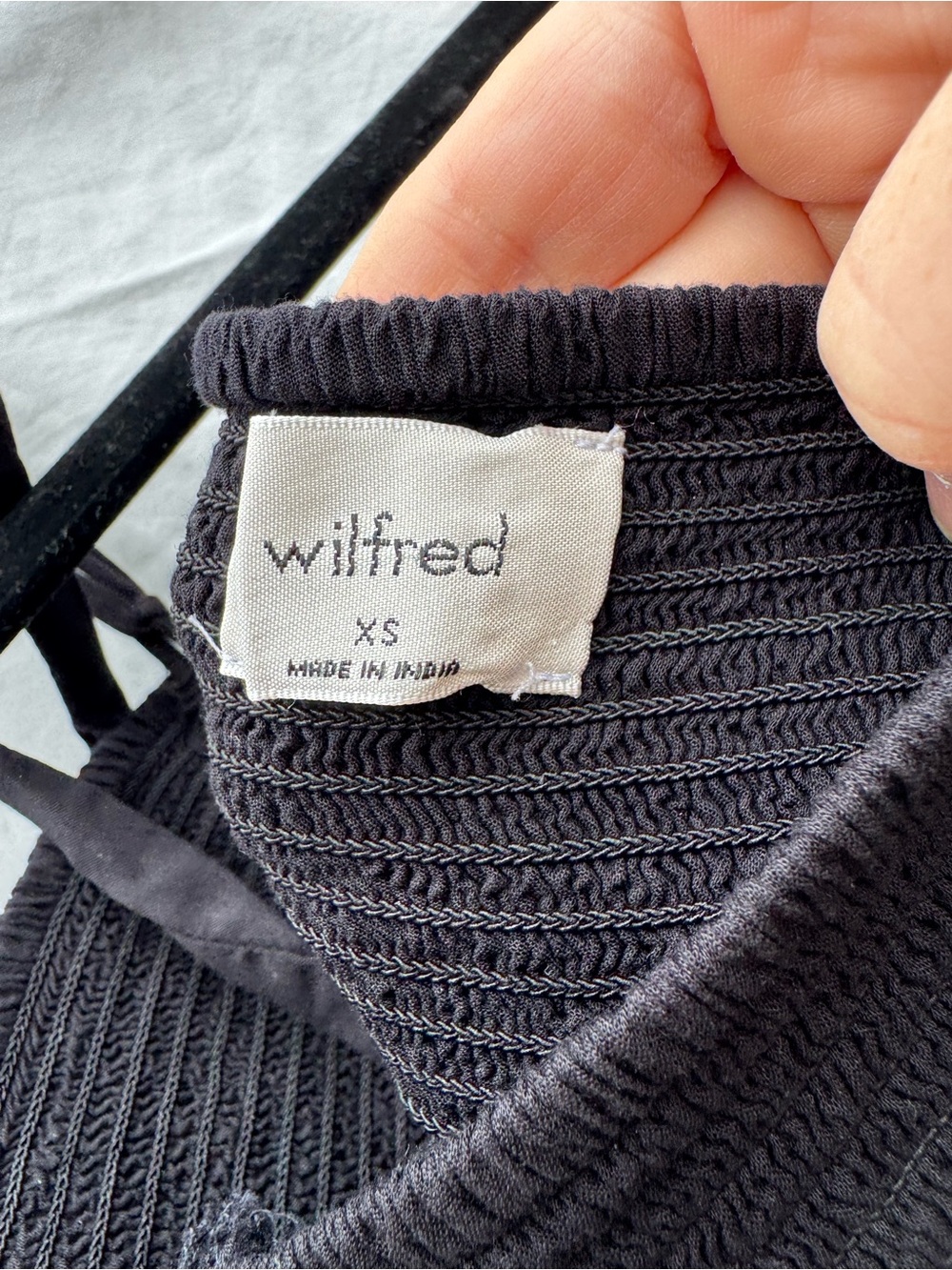 Aritzia Wilfred Azalea Mini Dress - Black - XS - Picture 8 of 8